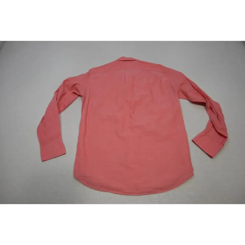 J‎ Crew Light Weight Chambray Dress Shirt Pink Slim Fit Button Up Mens Medium